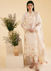 Qlinekari By Qalamkar Embroidered Lawn 3 Piece Unstitched Suit QLM24QK SQ-01 SARV